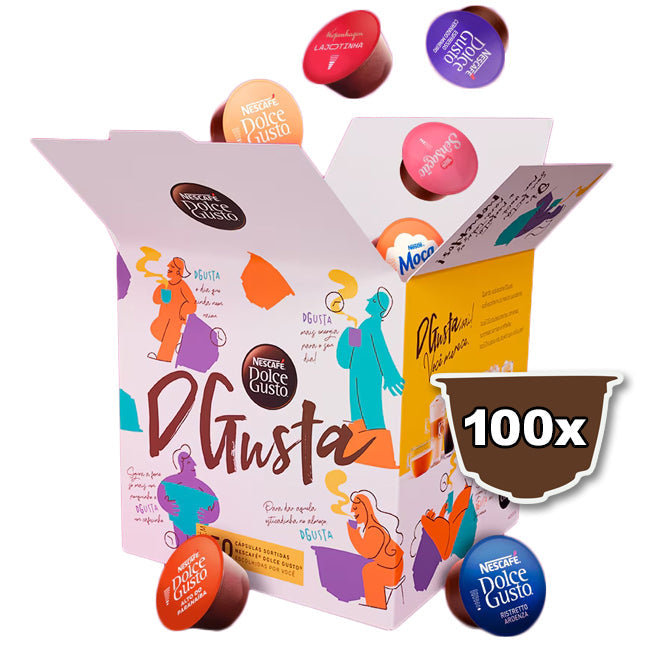 CAIXA DGUSTA 100x CÁPSULAS